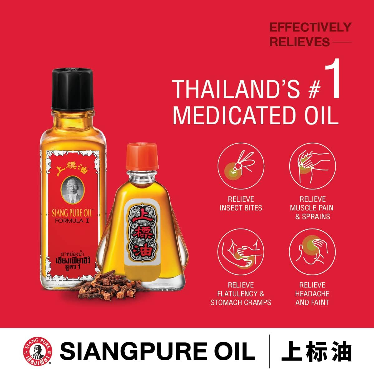 Siang Pure Red Oil Body Lubricant 0.8 Fl Oz Pack Of 1 For Health And Beauty