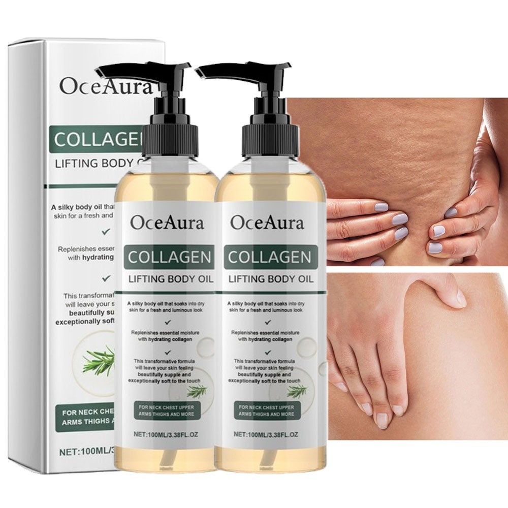 2Pack Collagen Lifting Body Oil Firming Anti Aging Wrinkles Scars & Stretch Mark