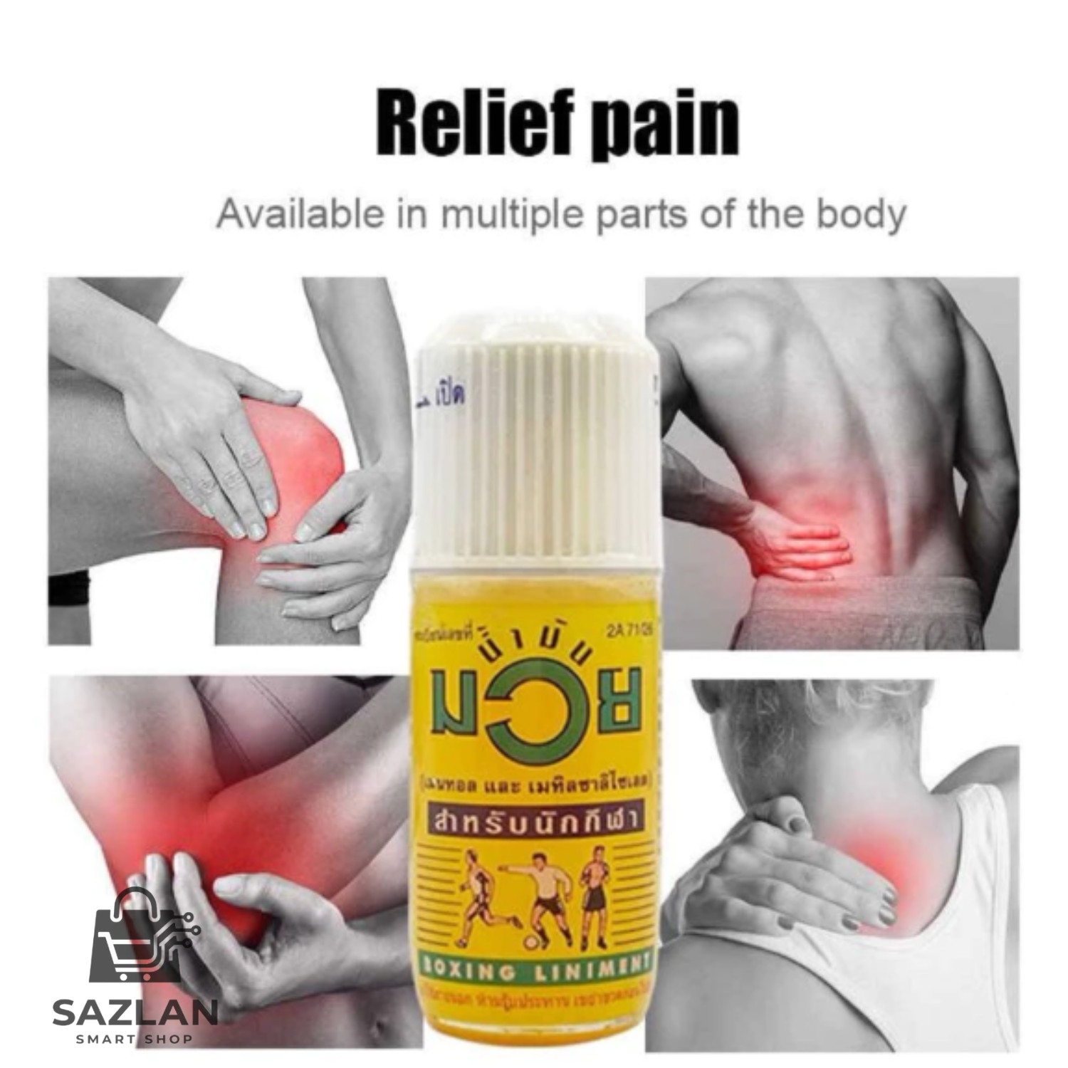 3 X Bottles Namman Muay Thai Liniment Oil 120ml Boxing Warm-Up & Recovery