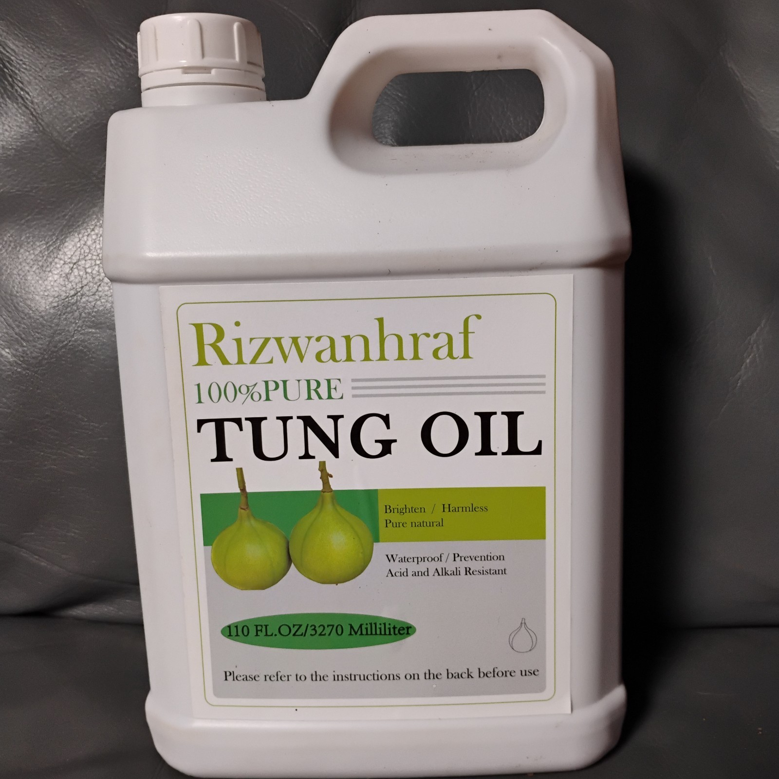 RIZWANHRAF TUNG OIL 100% PURE WOOD FINISHING 110FL.OZ