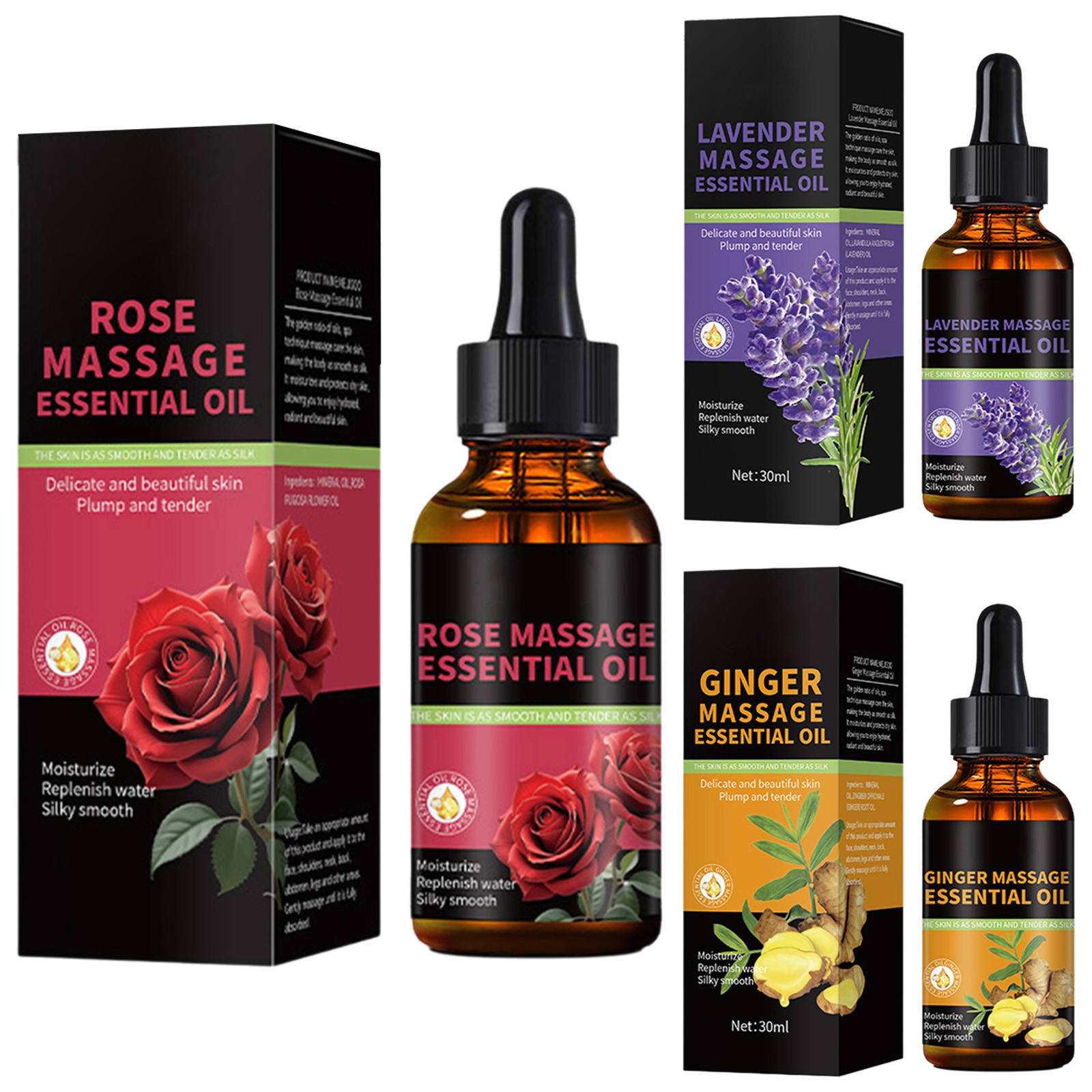 1PCS Aromatherapy Oil Promoting Muscle Relaxation Massage Essential Oil Gentle