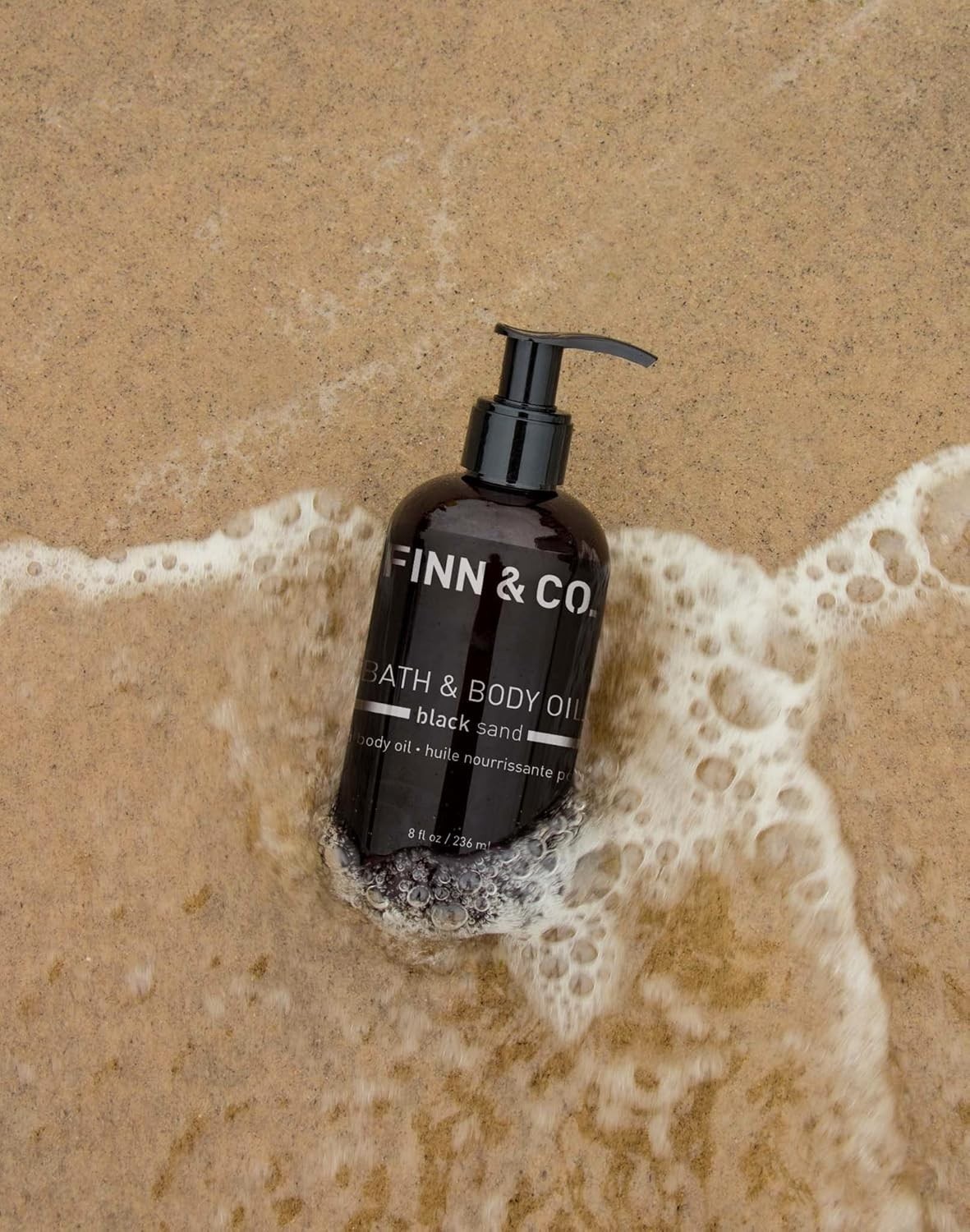 Black Sand Bath & Body Oil – Lightweight, Fast-Absorbing, Paraben & Cruelty F…