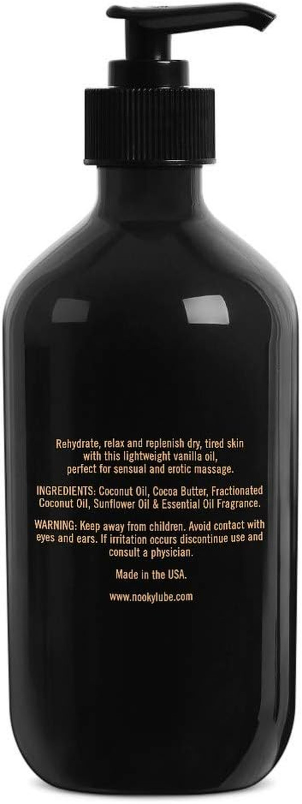 Vanilla Massage Oil with Fractionated Coconut Oil.16 Ounce