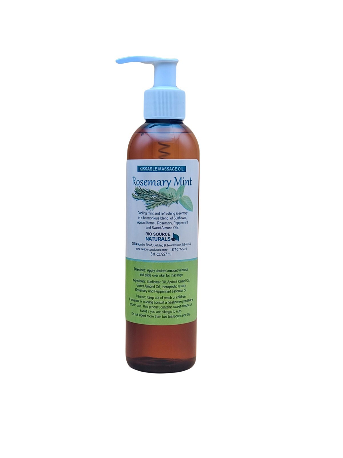 Rosemary Mint KISSABLE Massage Oil 8 fl oz (227 ml)
