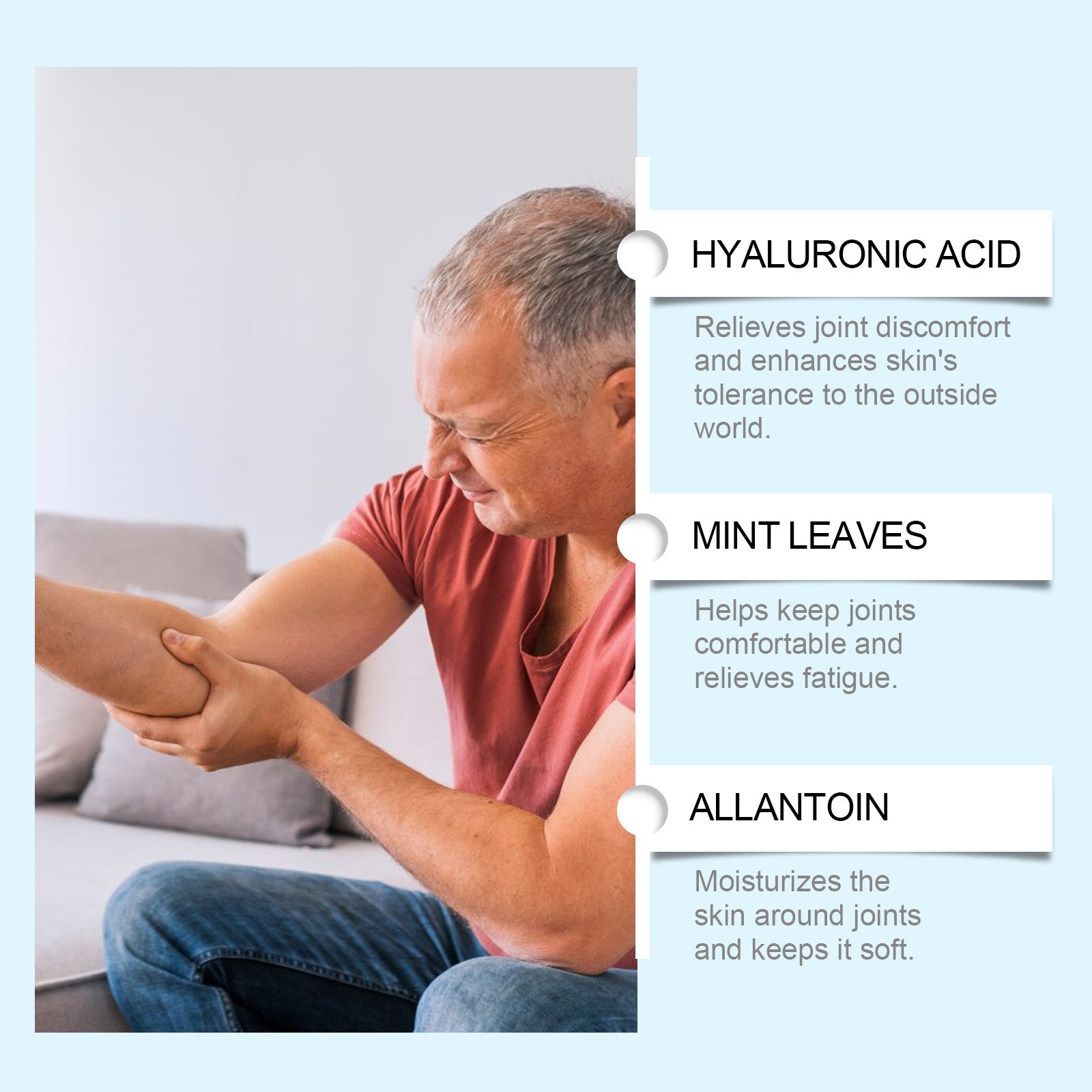 1-5Pcs Hyaluronic Acid Joint Pain Relief Cream Joint Cream Arthroheal Relief