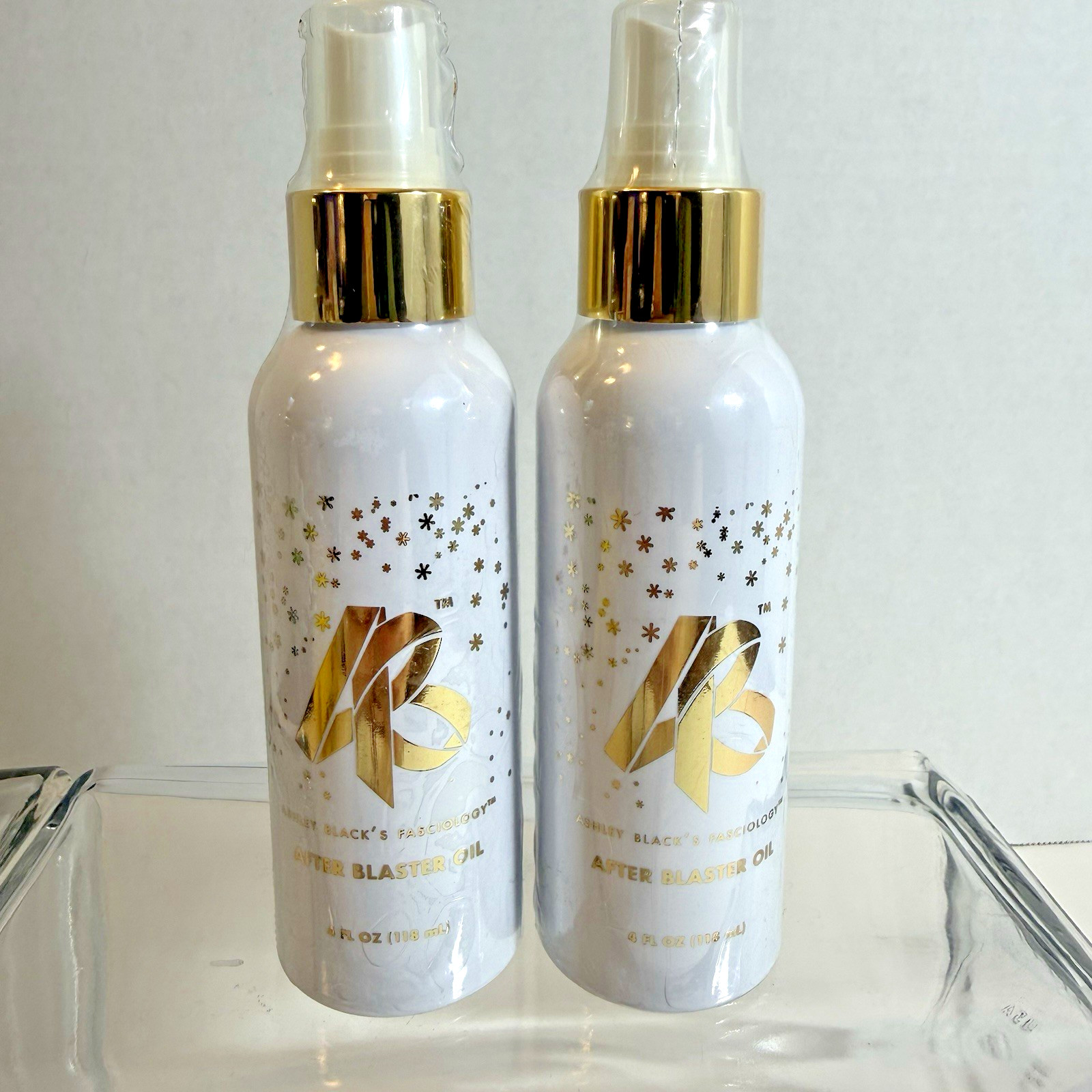 Lot of 2 Ashley Black After Blaster Oil 3.4 oz Skin Tightening Original Formula