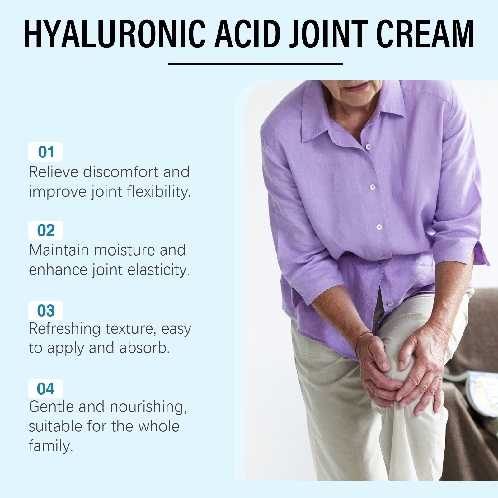1-5Pcs Hyaluronic Acid Joint Pain Relief Cream Joint Cream Arthroheal Relief