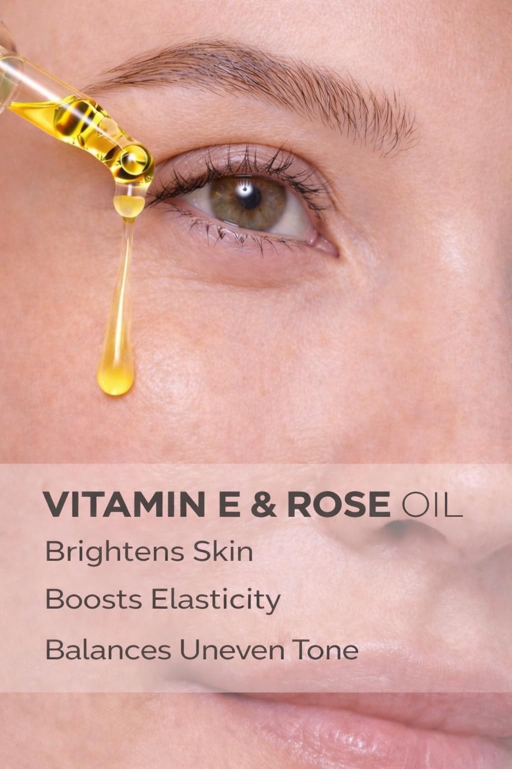 Elha Beauty Vitamin E Rose Oil with Organic Rosehip, Avocado, Jojoba, Argan a…