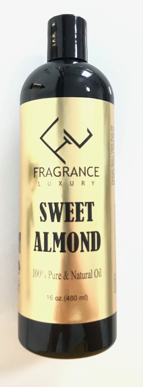 Sweet Almond carrier Oil 100% Pure Natural Organic For Skin,Face,Hair & Massage