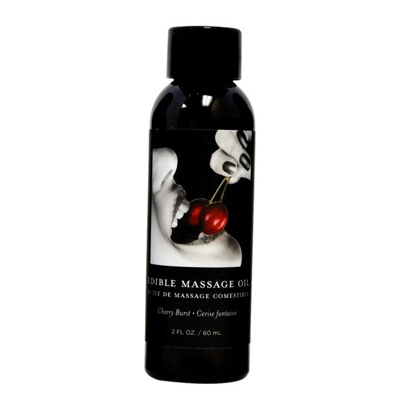 Earthly Body Edible Massage Oil 2oz – Cherry