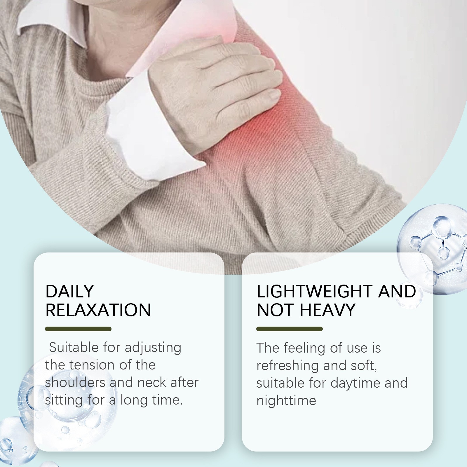 Laniska Shoulder & Neck Massage Cream,Daily Care for Home Massage Self Care