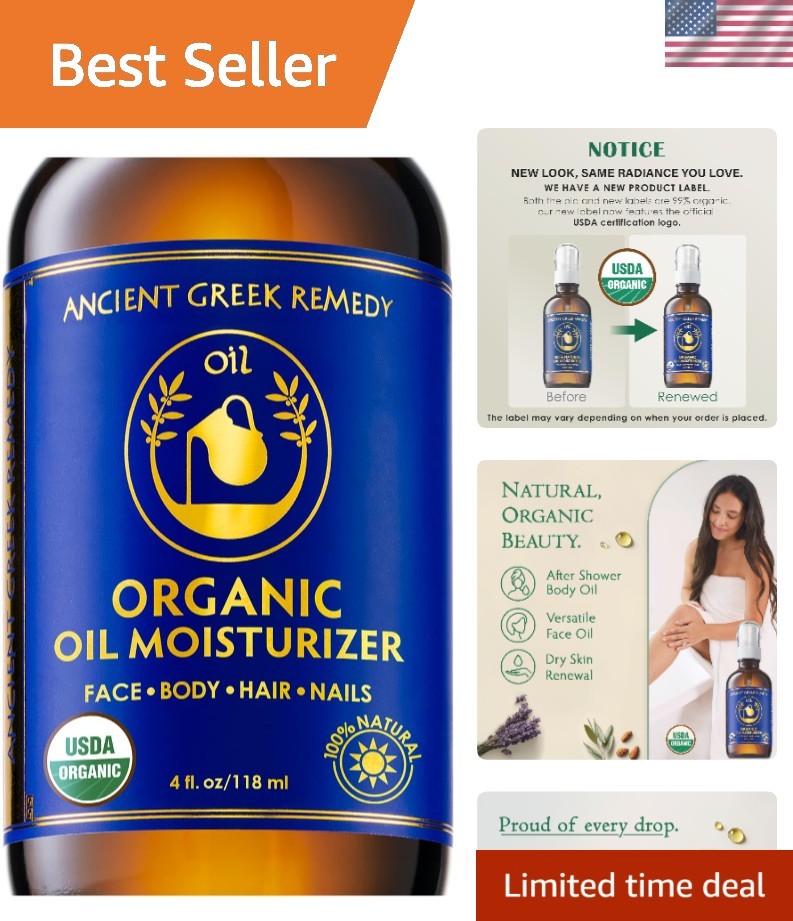 99% Natural Lavender Body & Face Oil – Moisturizing for All Skin Types 4oz