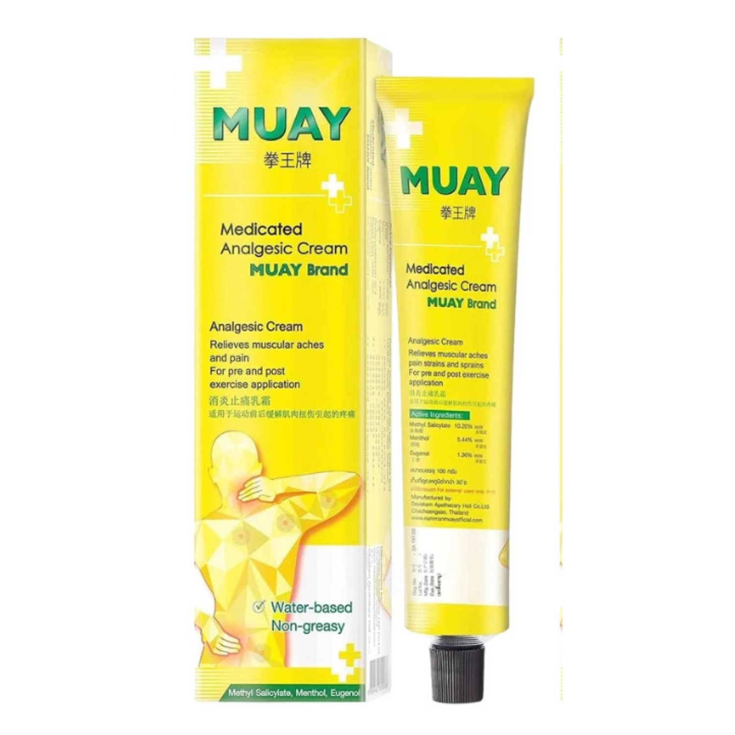 4 X Namman Muay Thai Boxing Cream 100g Warm-Up & Recovery Massage FAST SHIPPING