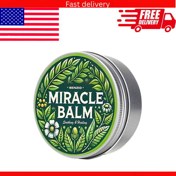 Senzio Balm Soothing Massage Cream for Back Hands Feet & Body 30g