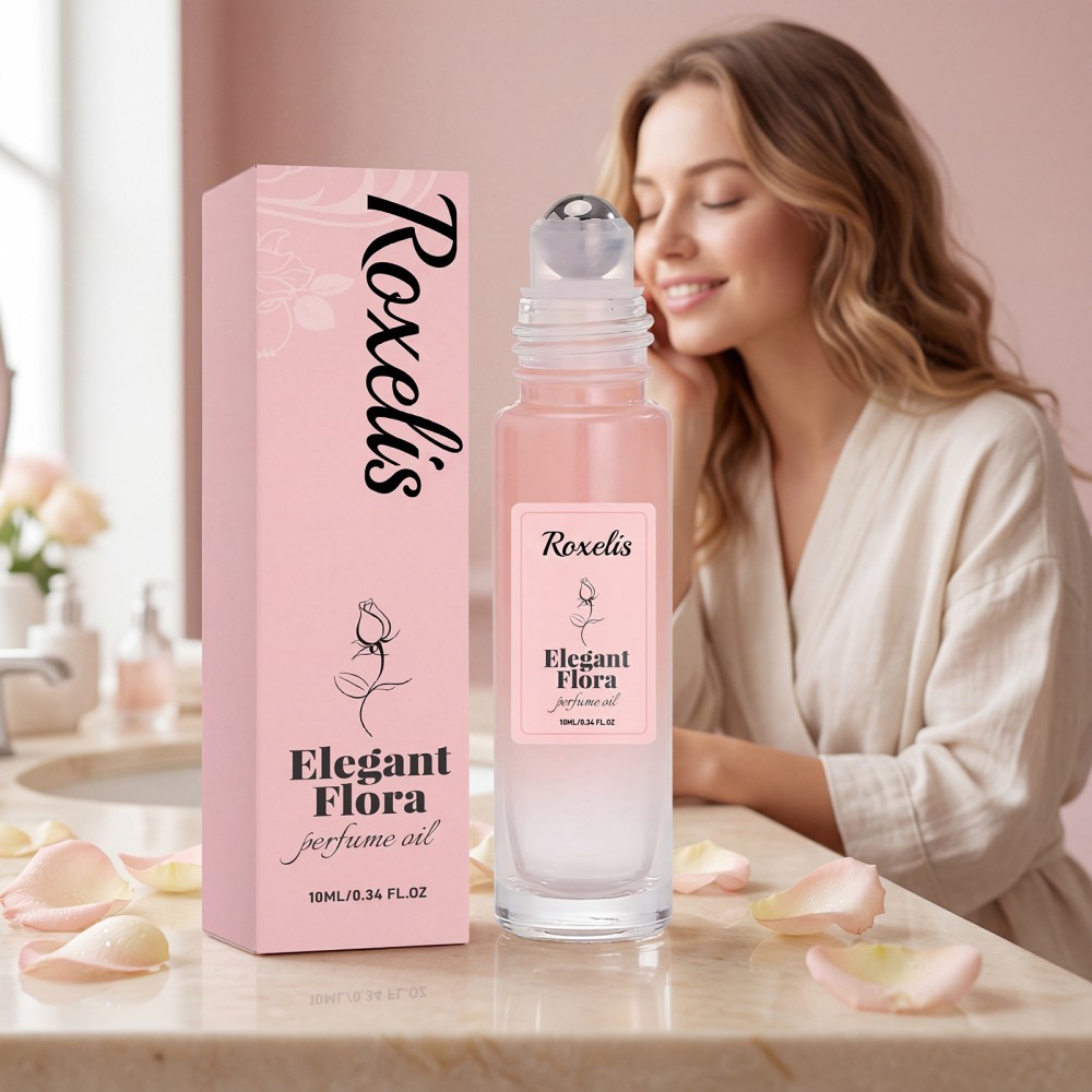Alcohol Free Rose Perfume Oil Roll – On Sweet Long Lasting Fragrance Women 10ml