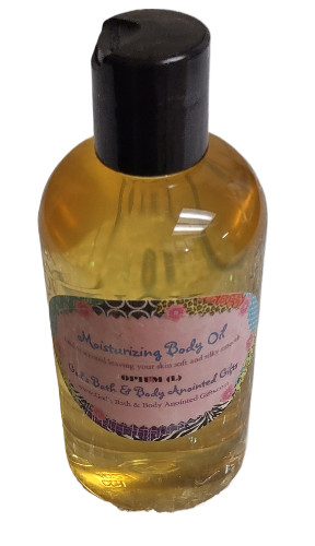Fragrance Moisturizing Massage/Body Oil – Opium – Women 8oz – Our impression