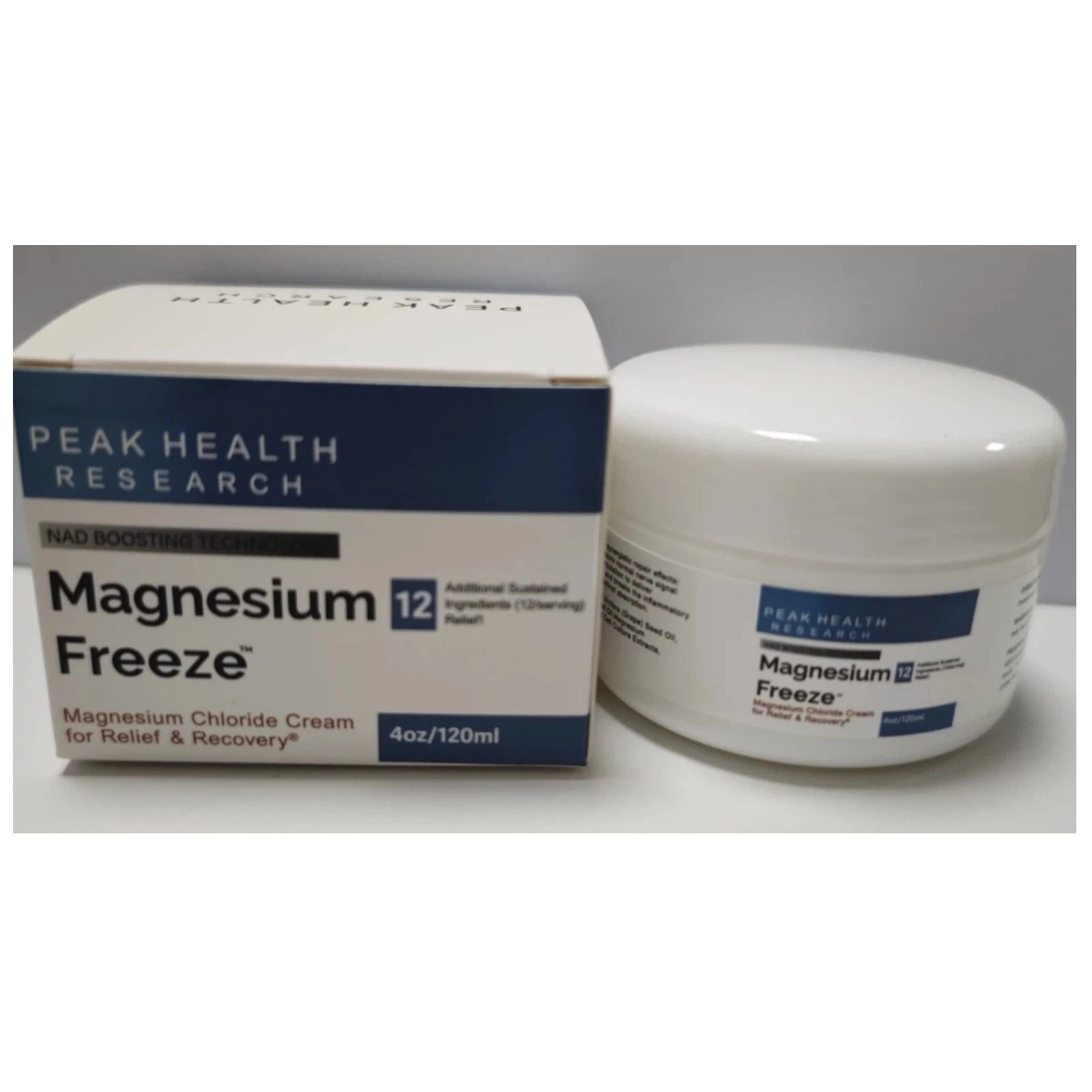 Magnesium Freeze – Topical Magnesium Cream With Niacinamide For Joints, Low Back