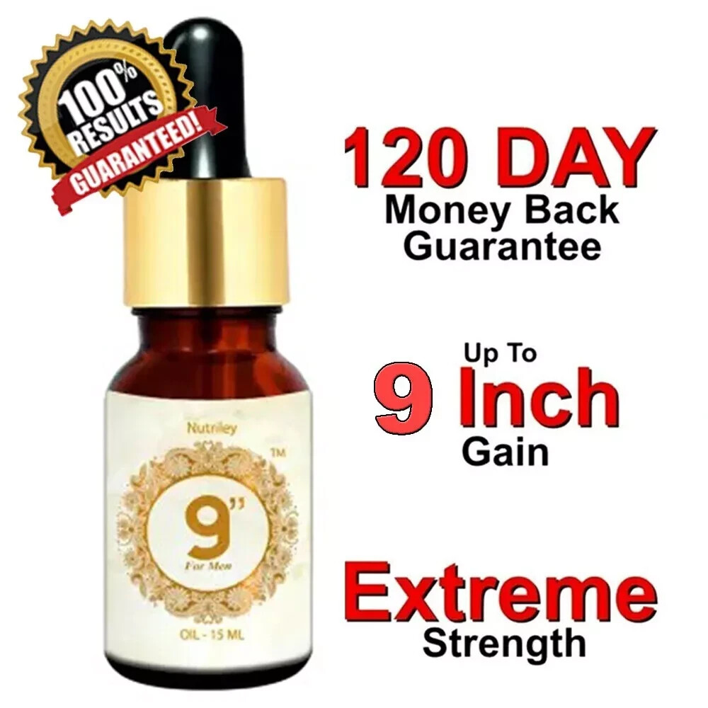 Nutriley 9 Inch Oil For Men – Long Lasting Climax – Original Growth Oil for Mens