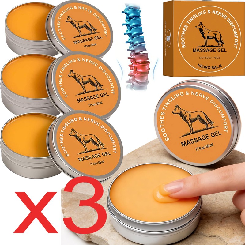 3PCS Neuro Balm, Joint Care Soothing Cream,Herbal Cooling Soothing Cream