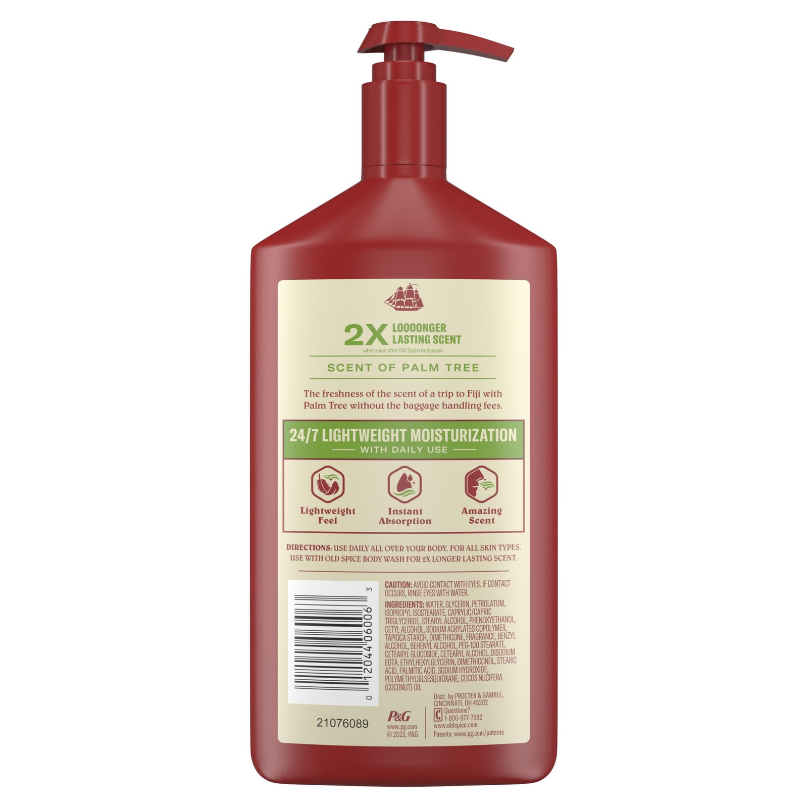 Old Spice Hand, Face & Body Lotion for Men, 24/7 16 Fl Oz (Pack of 1)
