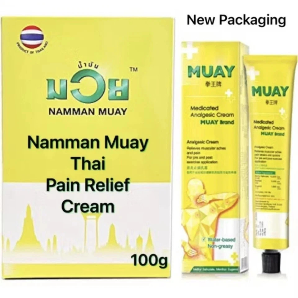 Namman Muay Thai Boxing Liniment Cream 100g Warm Massage Ointment ( X 6 )