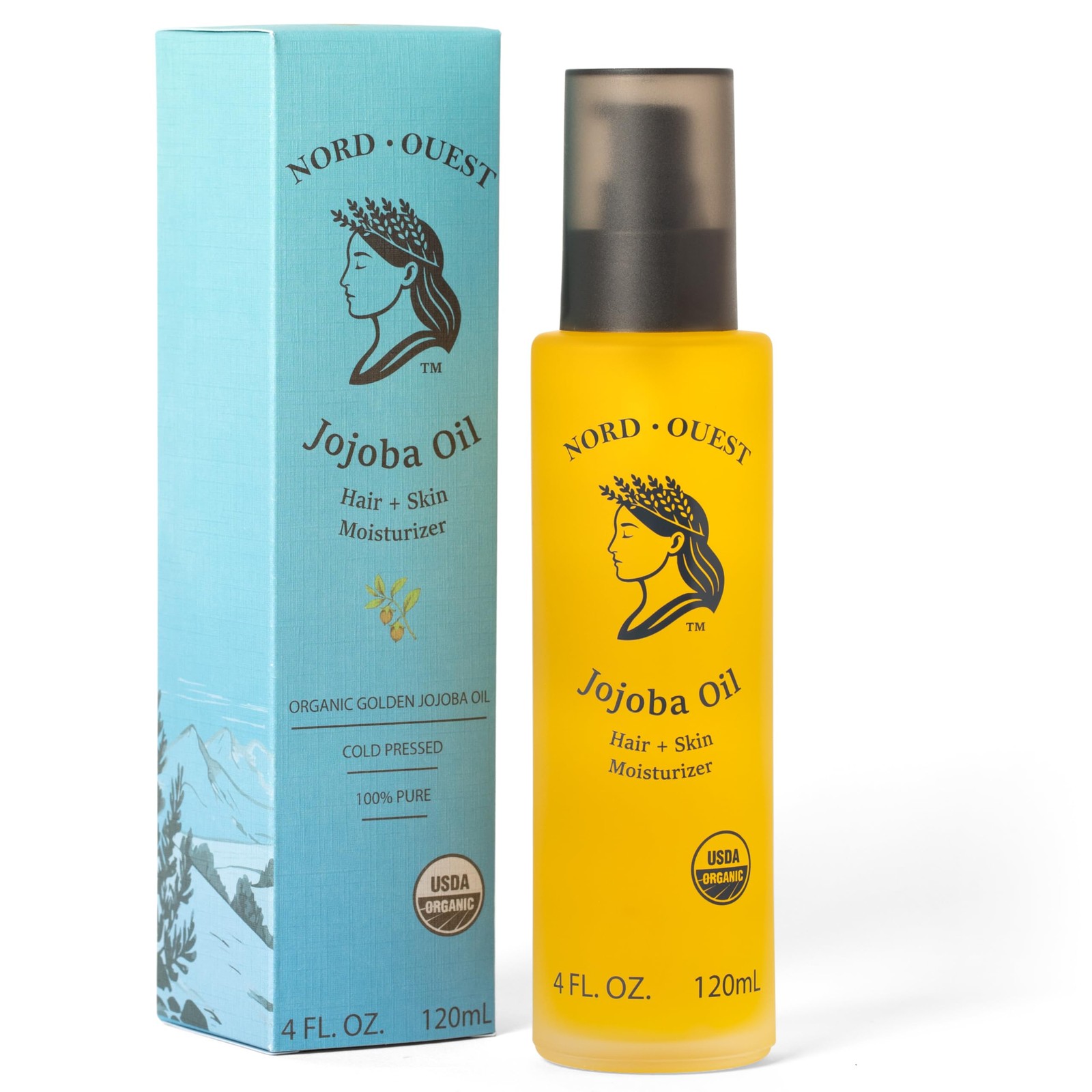 USDA Organic Jojoba Oil – 4 oz | Cold-Pressed & Natural Moisturizer for Face,…