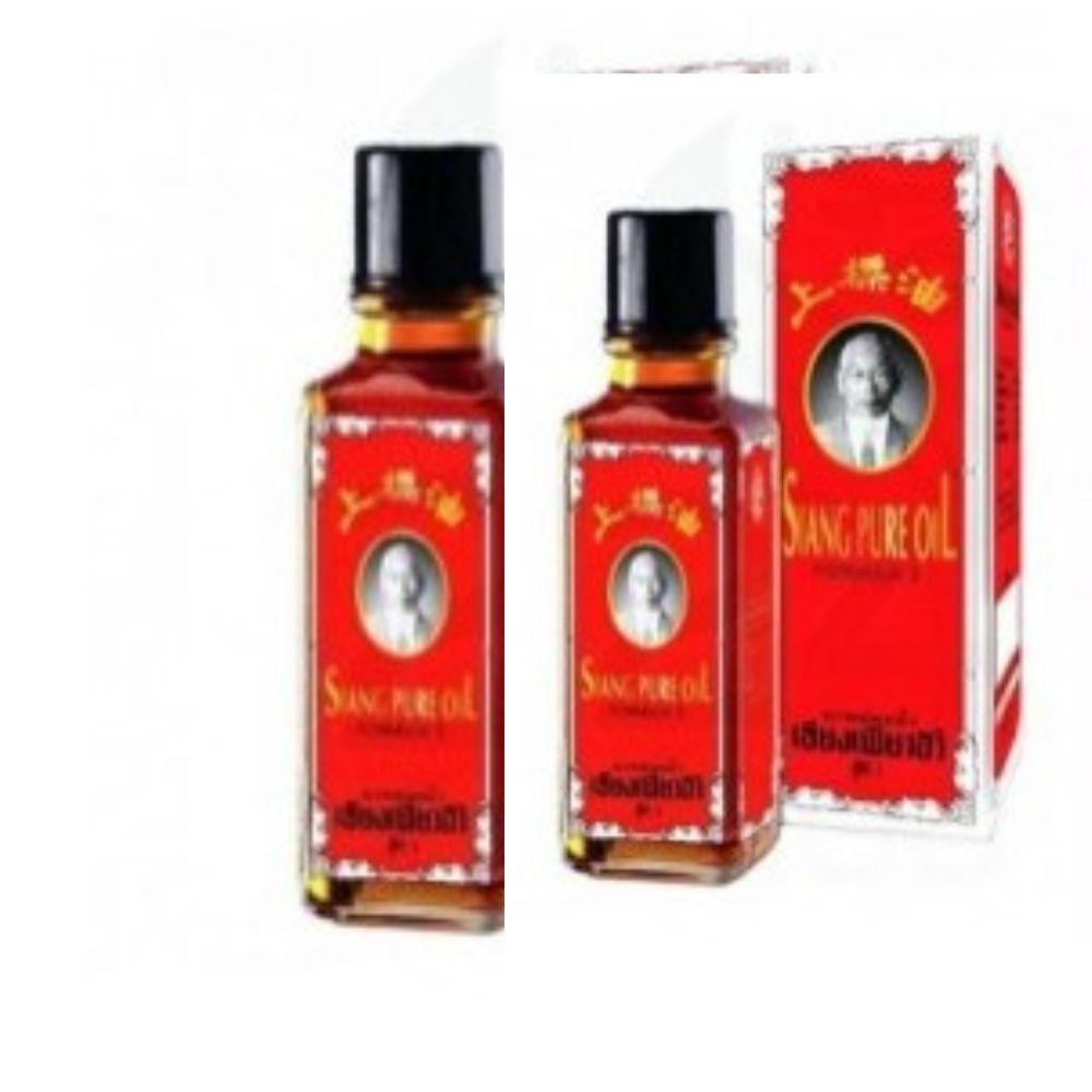 Siang Pure Formula 1 Herbal Oil Red 7ml. & 25ml – Thai Massage Liquid Pack 1,2,