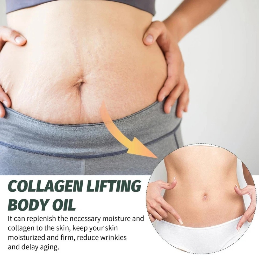 100ml Collagen Firming Body Oil Deeply Hydrating and Nourishing Gentle Massage