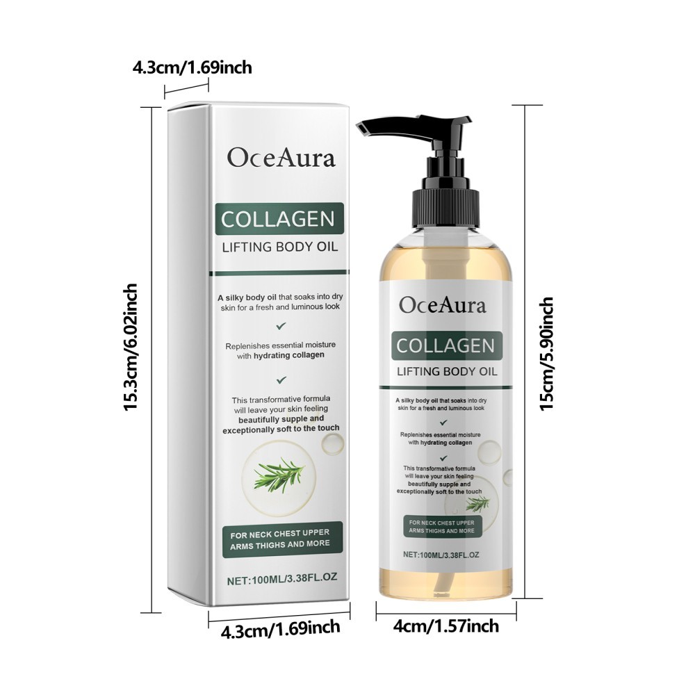 Collagen Lifting Body Oil Firming Anti Aging Wrinkles Scars & Stretch Mark