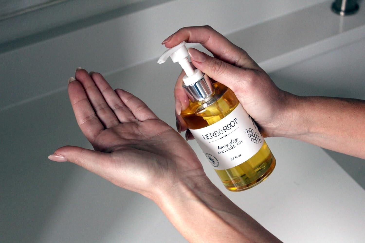 “Honey Glaze Massage Oil All Natural and Organic Plant-Based Sweet Almond &