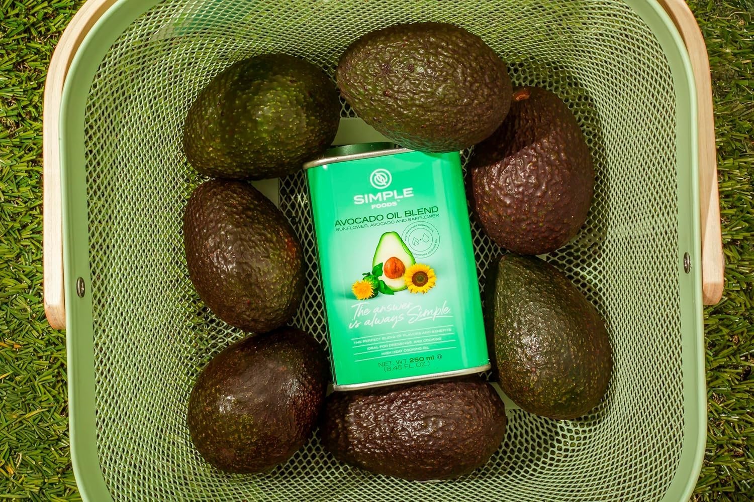 Unflavored Avocado Blend Oil – High Smoke Point for Frying & Dressings, 8.45 oz