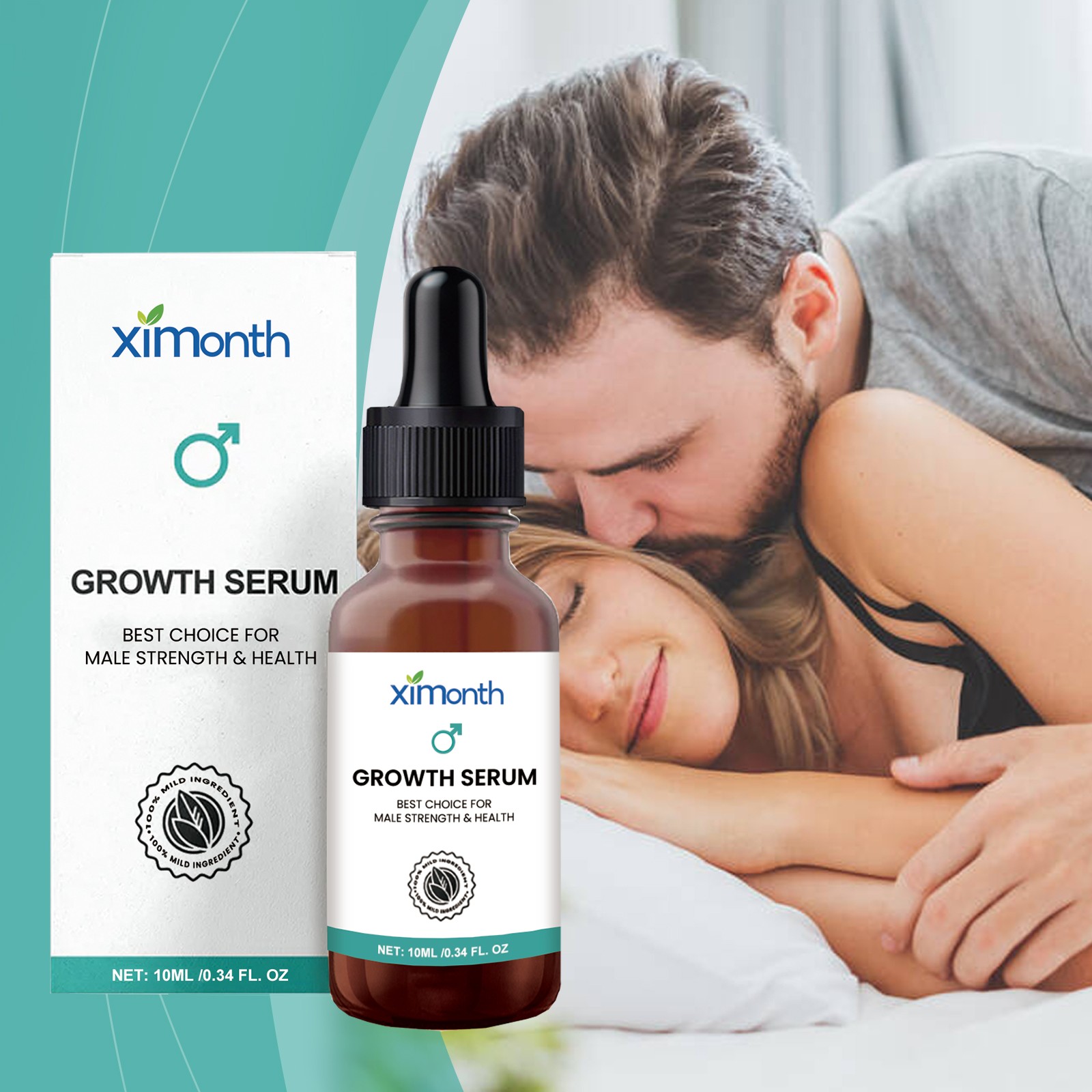Men’s Herbal Body Massage Oil – Moisturizing Natural Skin Care Essence