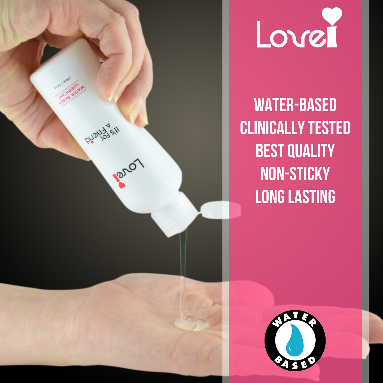 Personal Lubricant Sensitive Skin Natura Lube Travel Size Easy Clean Water Based