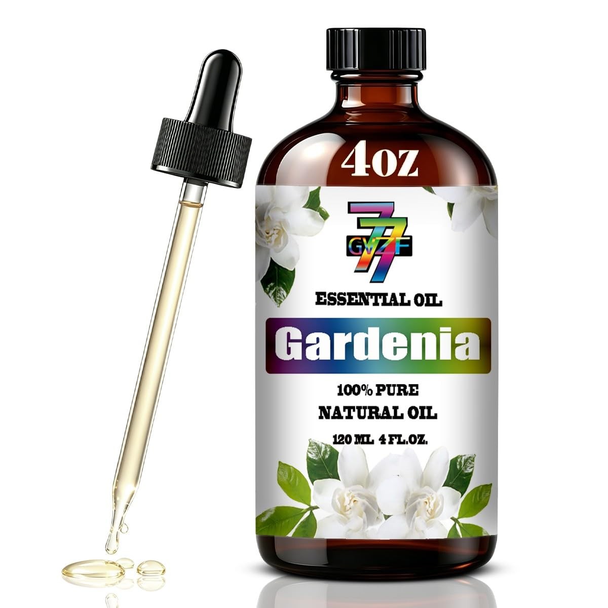 GV77ZF Gardenia Essential Oil,for 4 Fl Oz (Pack of 1), 1
