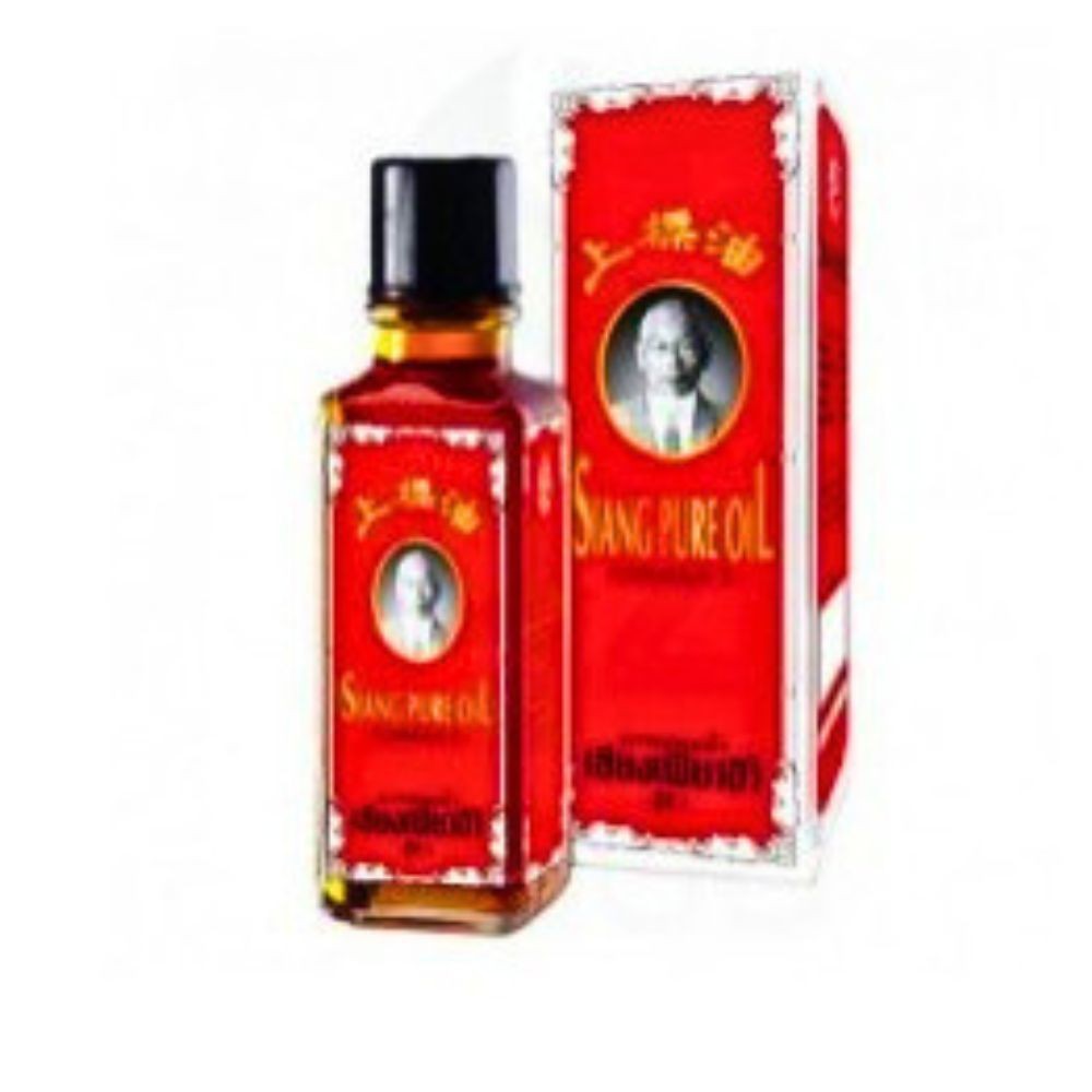 Siang Pure Formula 1 Herbal Oil Red 7ml. & 25ml – Thai Massage Liquid Pack 1,2,