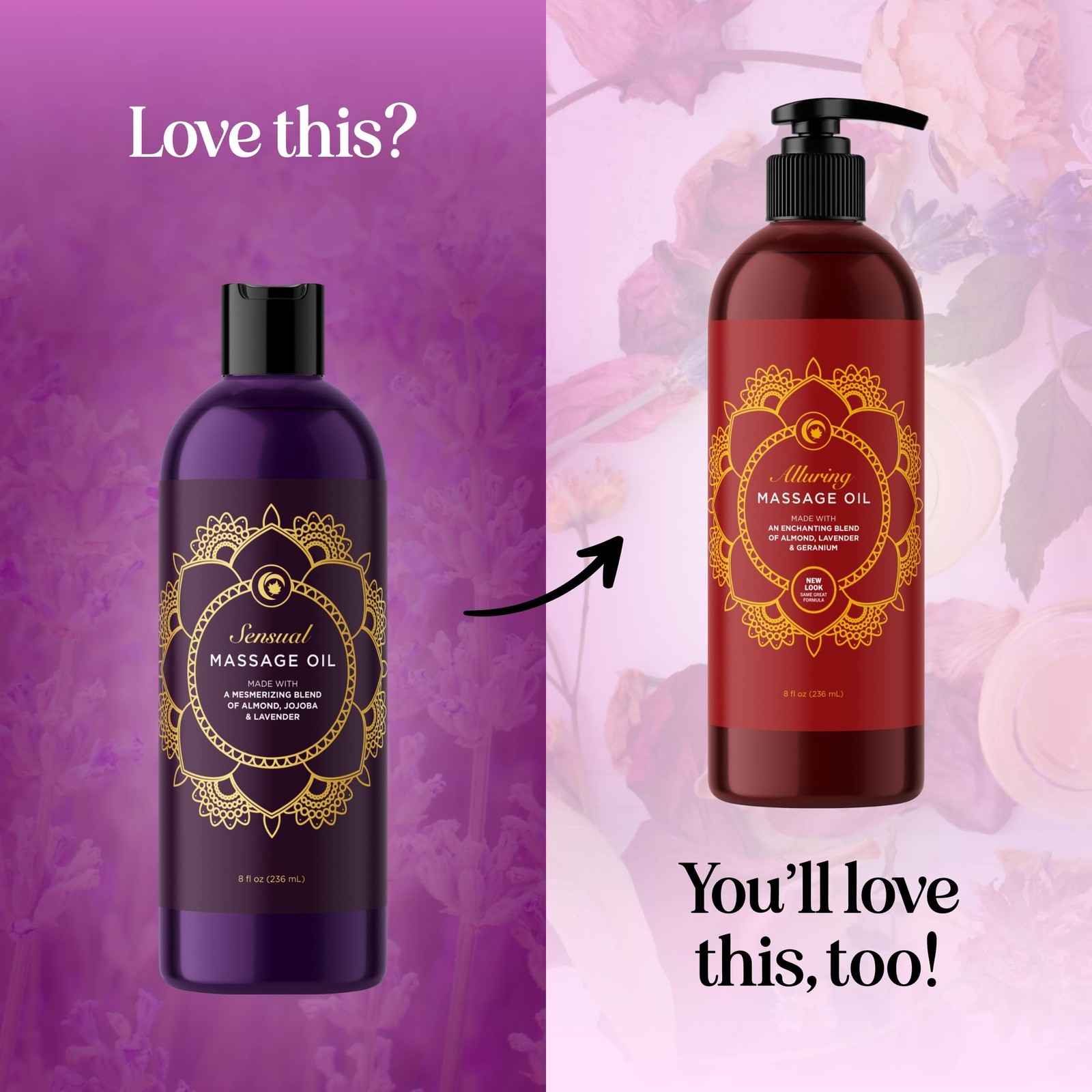 Aromatherapy Sensual Massage Oil for Couples – Relaxing Lavender Massaging Oil