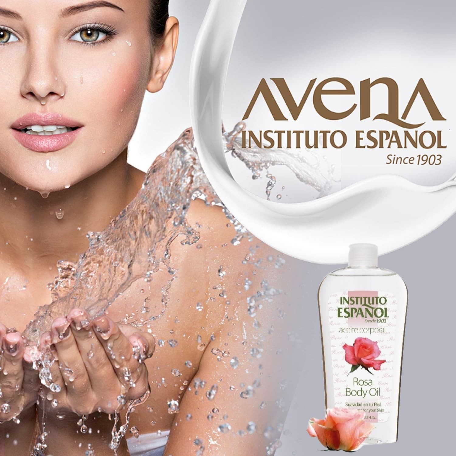 Indulge in Rosa Body Oil 2-Pack: Natural Hydrating Oil for Youthful Skin & Scars