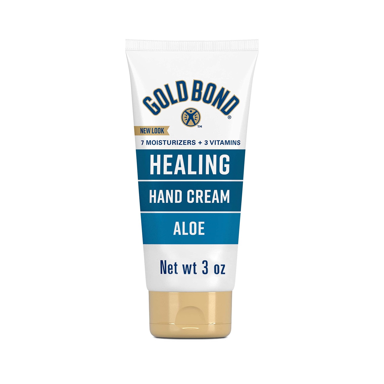 Gold Bond Healing Hand Cream with Aloe, Rich 3 Ounce (Pack of 1), White