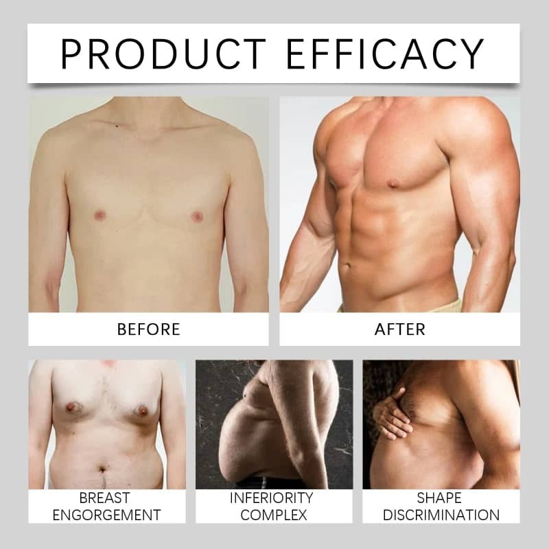 Men’s Herbal Firming Spray for Breast and Chest Muscle Shaping Body Slimming