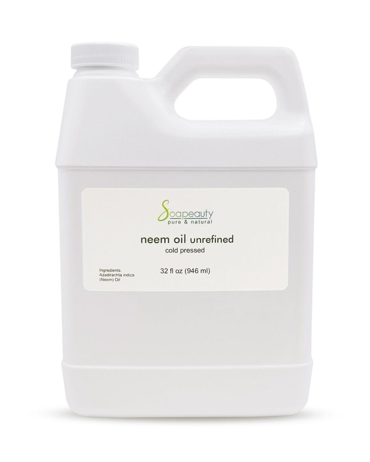 NEEM OIL 100% PURE VIRGIN UNREFINED NATURAL COLD PRESSED 32 OZ