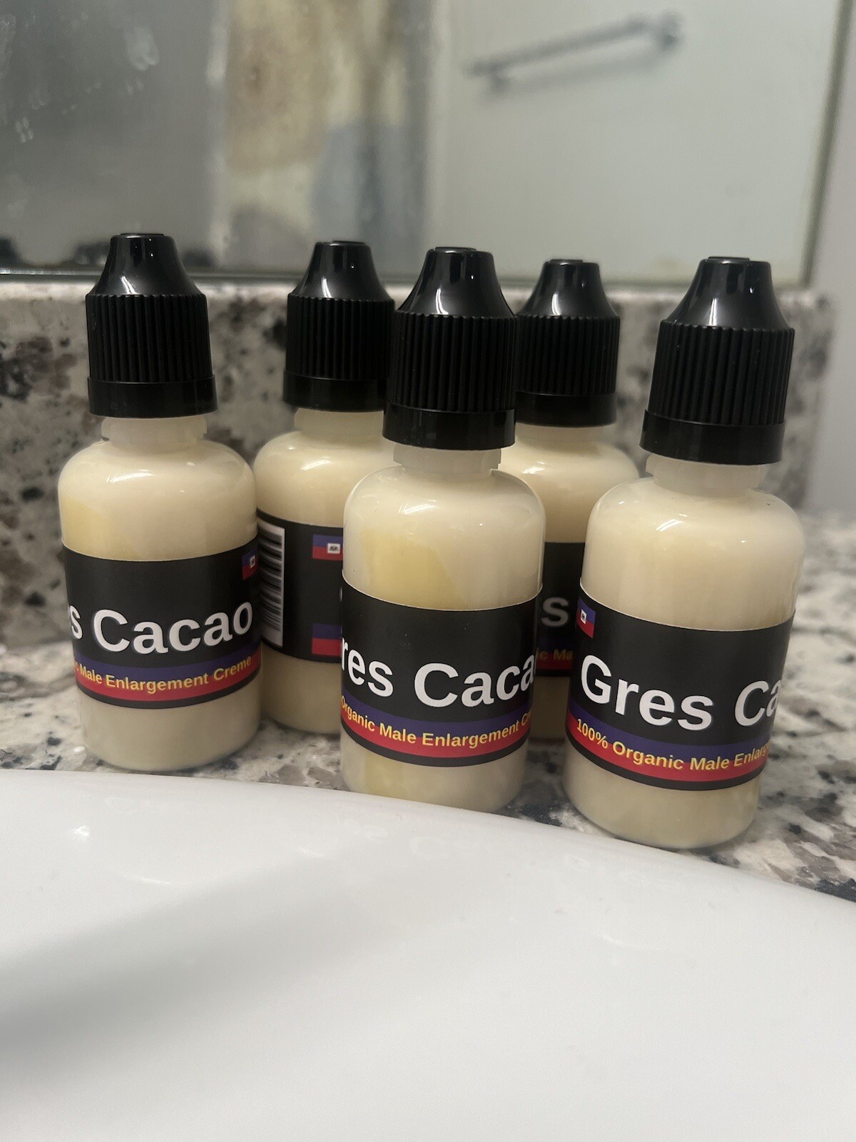 Gres Cacao oil (4-pack) from HAITI By REALFAMA 30ml Organic Gres Cacao Bottle