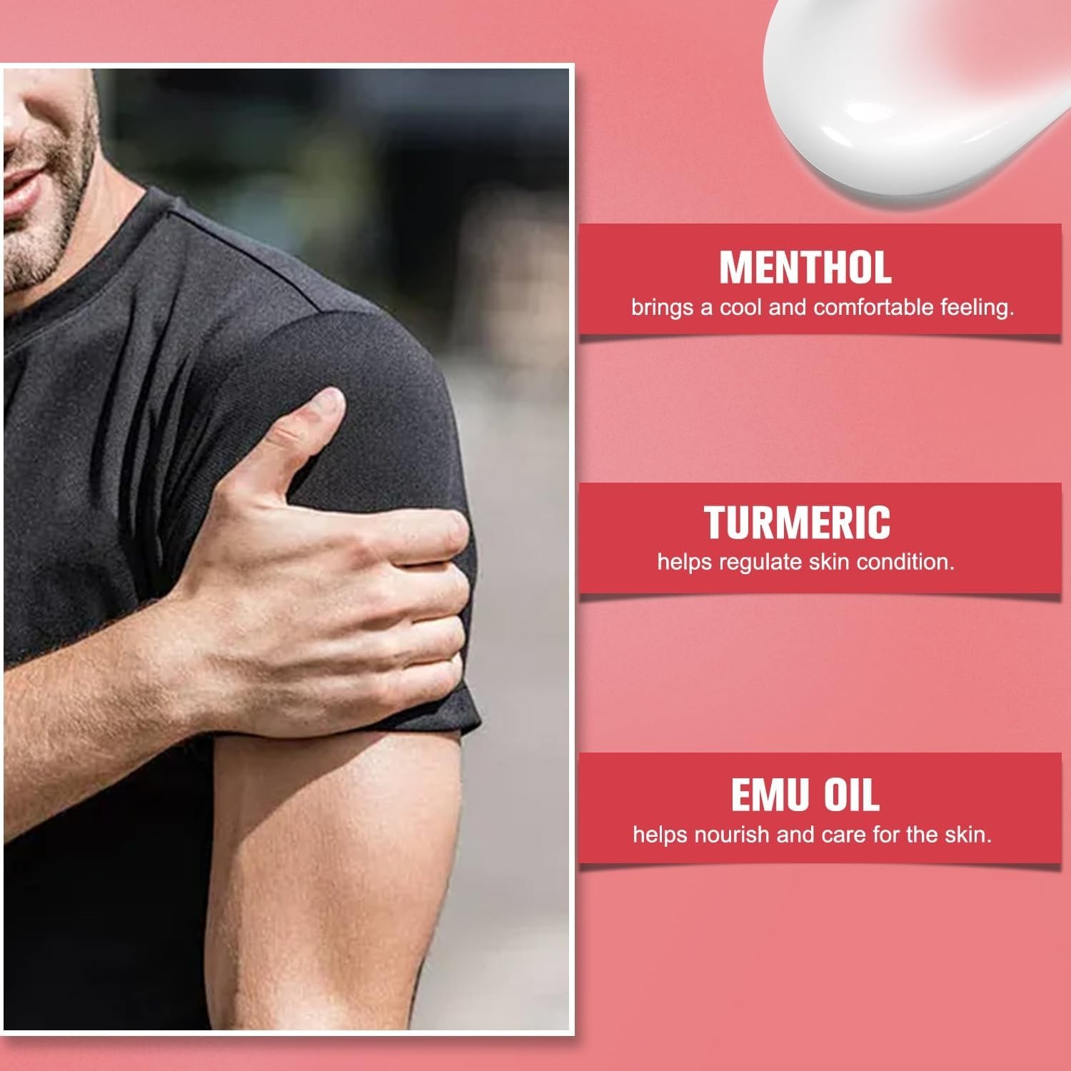 Joint Gel, Soothing Massage Cream, Joint Relief Massage Gel Rapid Cream 4.23oz