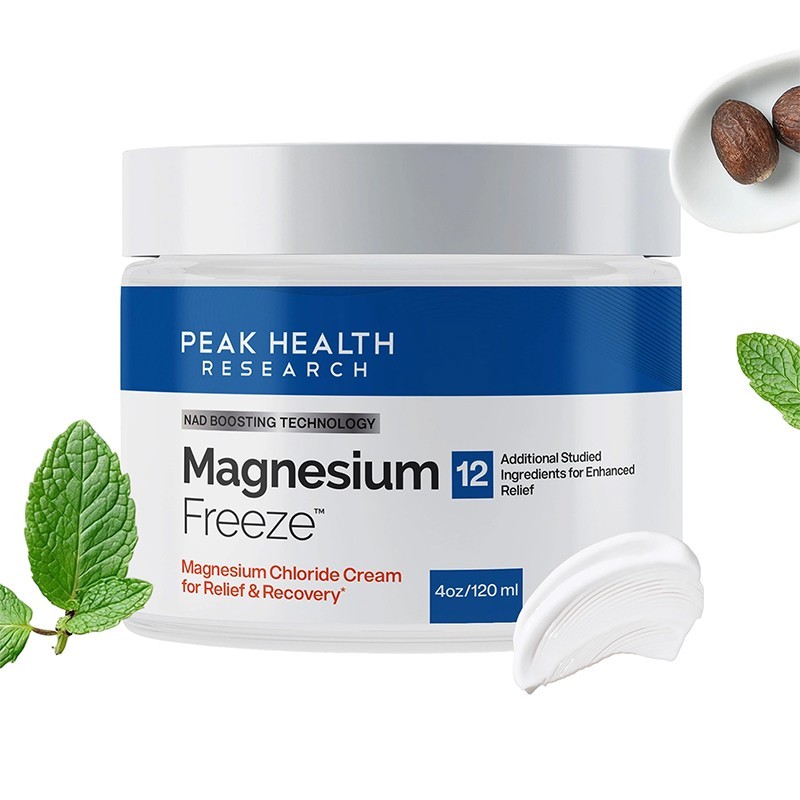 Magnesium Freeze Topical Magnesium Cream with Niacinamide For Joints Low Back US