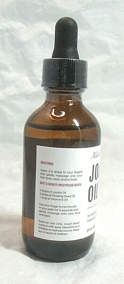 KB Organic Jojoba Oil USDA Cold Pressed (2 oz)