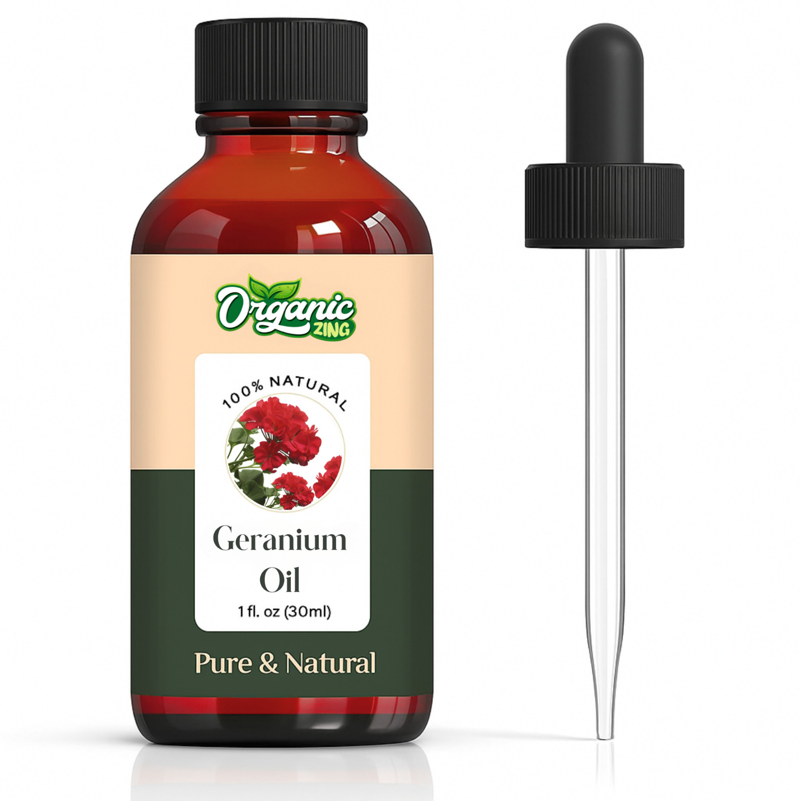 Geranium Essential Oil 100% Pure Natural Steam Distilled Hair Skin Care DIY