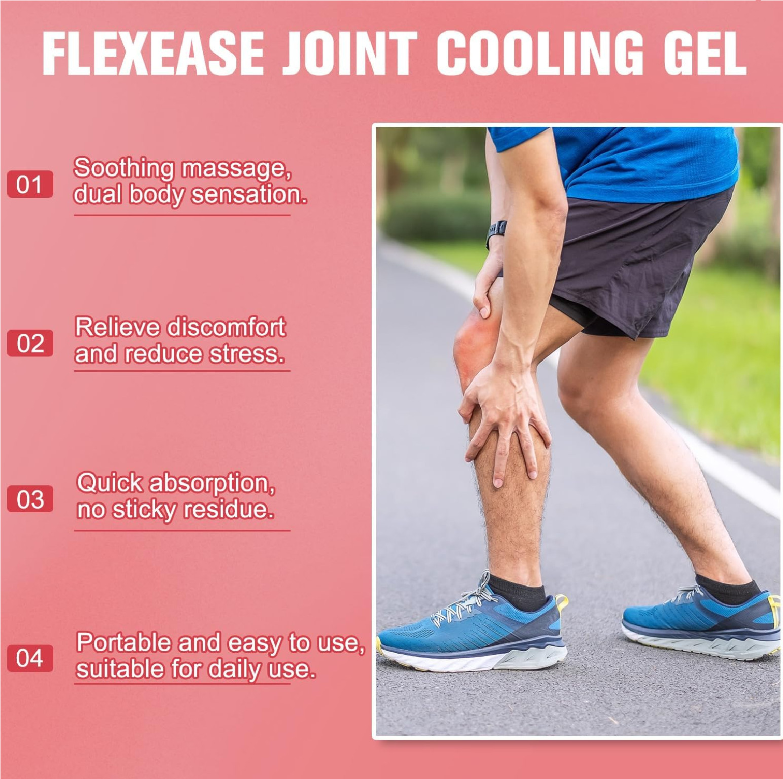 Joint Gel, Soothing Massage Cream, Joint Relief Massage Gel Rapid Cream 4.23oz