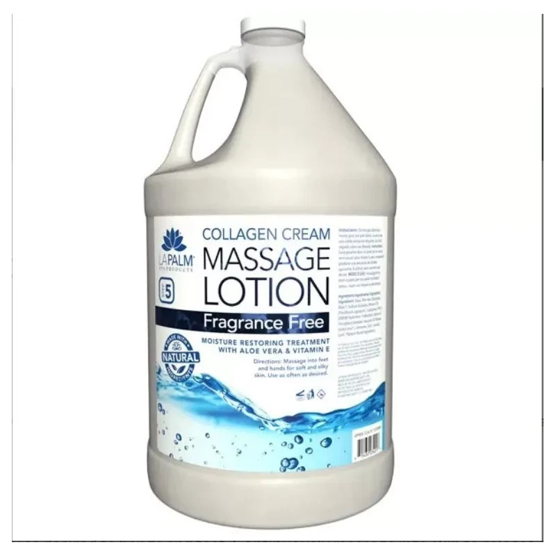La Palm Healing Therapy Massage Lotion Fragrance Free – Refill size 1 Gallon