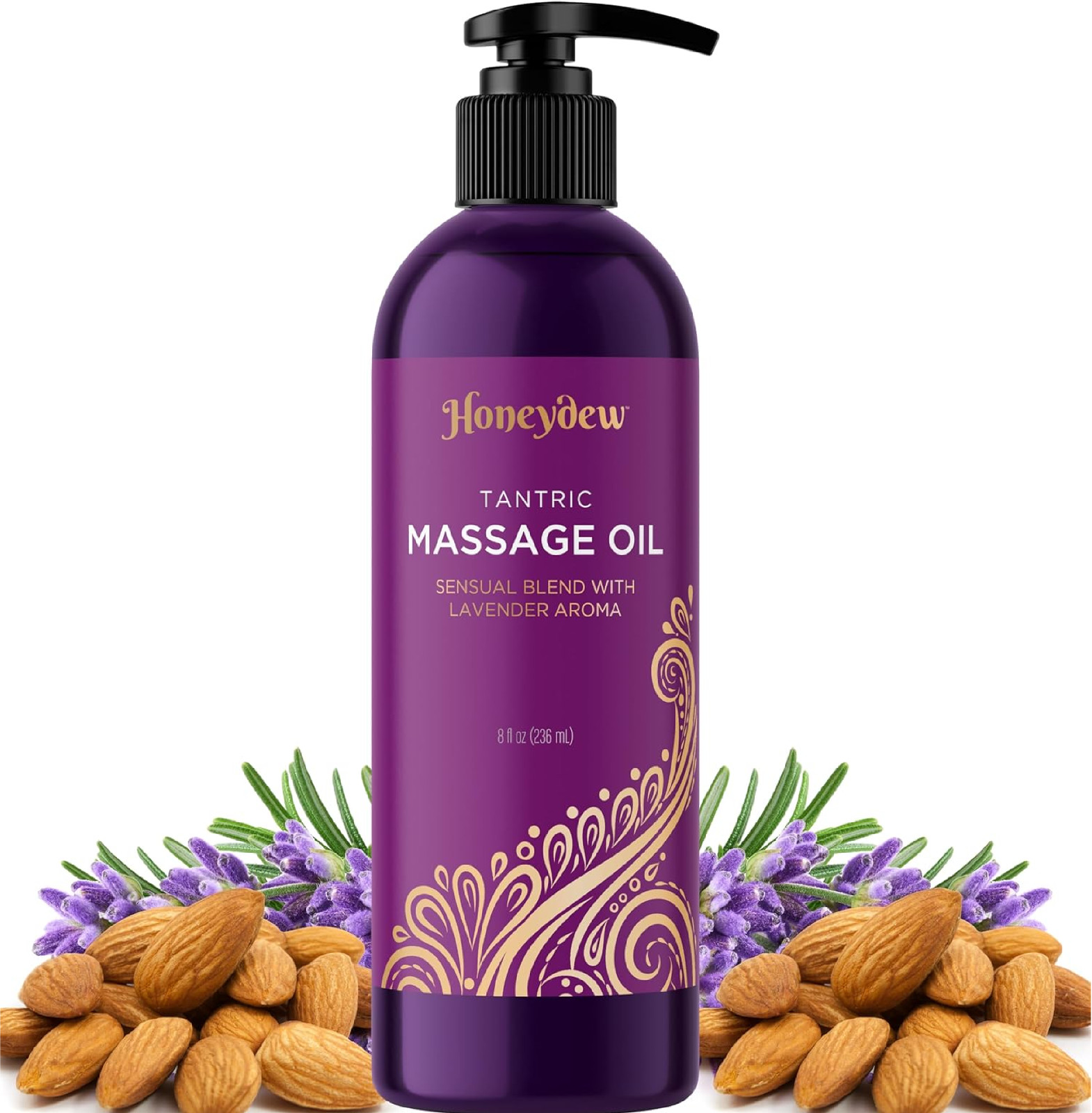 Lavender Massage Oil for Couples Relaxation – Non Greasy Non Staining Irresistib