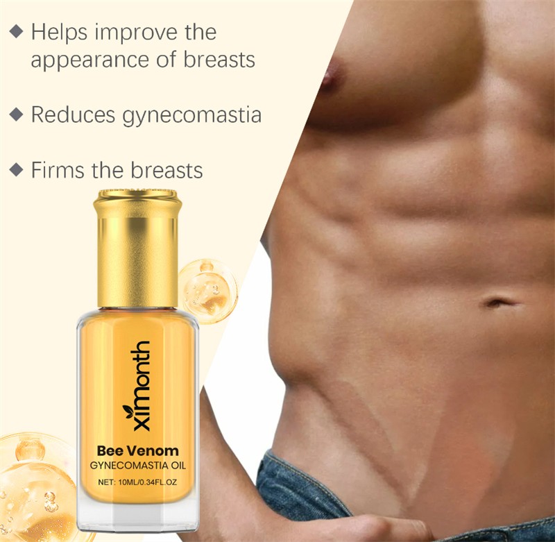 Bee Venom Gynecomastia Oil –Firming Chest | Treatment for Gynecomastia~Hot New
