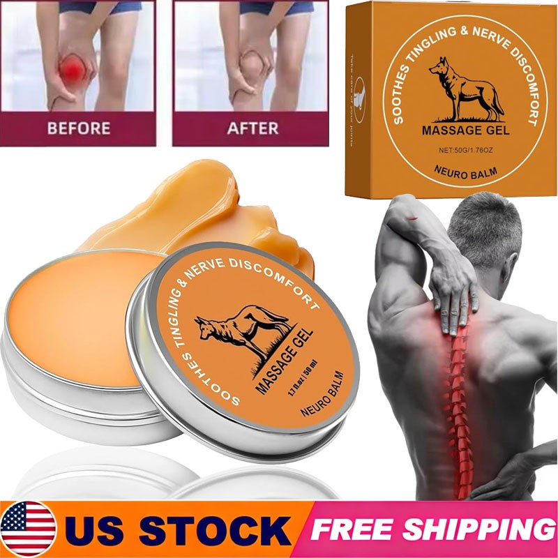 2026 Nerve Balm for Neuropathy, Joint Care Cooling Soothing Massage Neuro Cream